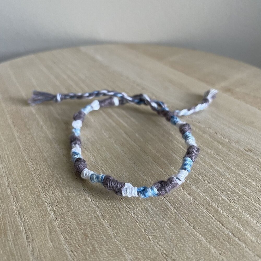 Aliya Bracelet, anklet, trendy, comfortable, tie, embroidery thread, woven, gift